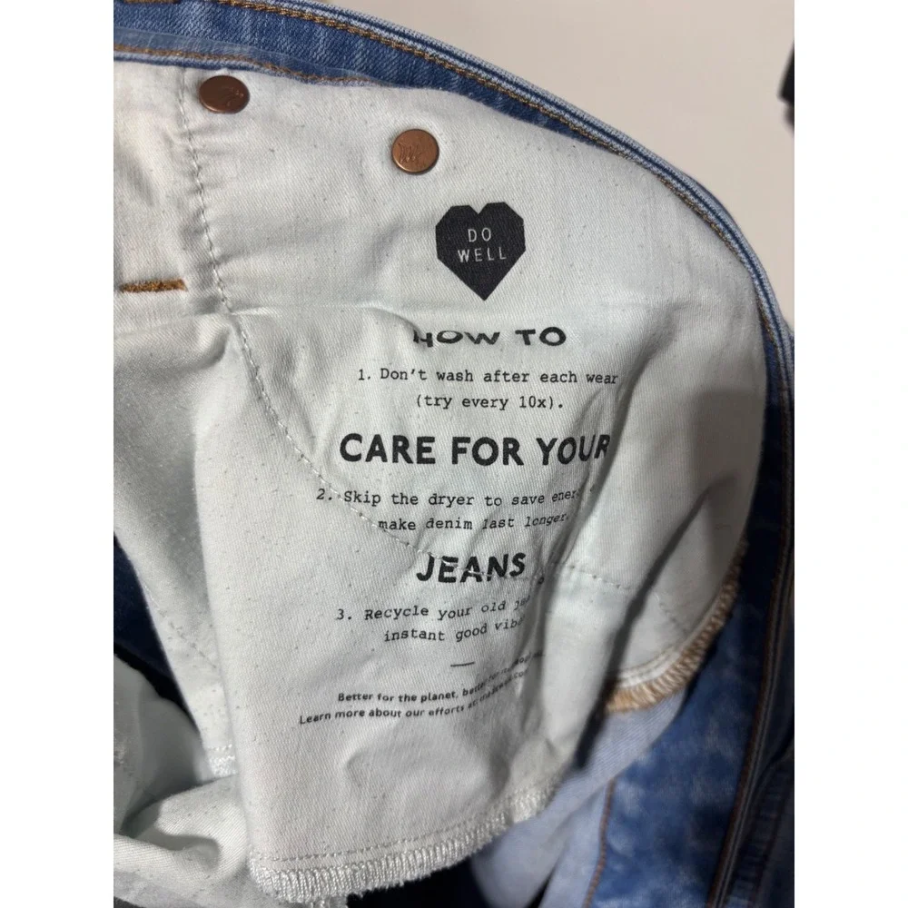 Madewell Women Size 35 Blue Cali Demi-Boot Jeans - Picture 13 of 14